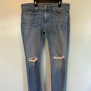 Women’s Rag and Bone Dre slim boyfriend ankle jeans size 28